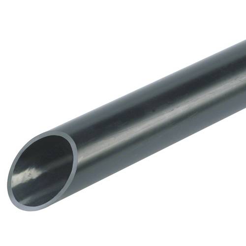 Fränkische Rohrwerke 22610032 Rohr 3 m Schwarz 3 m