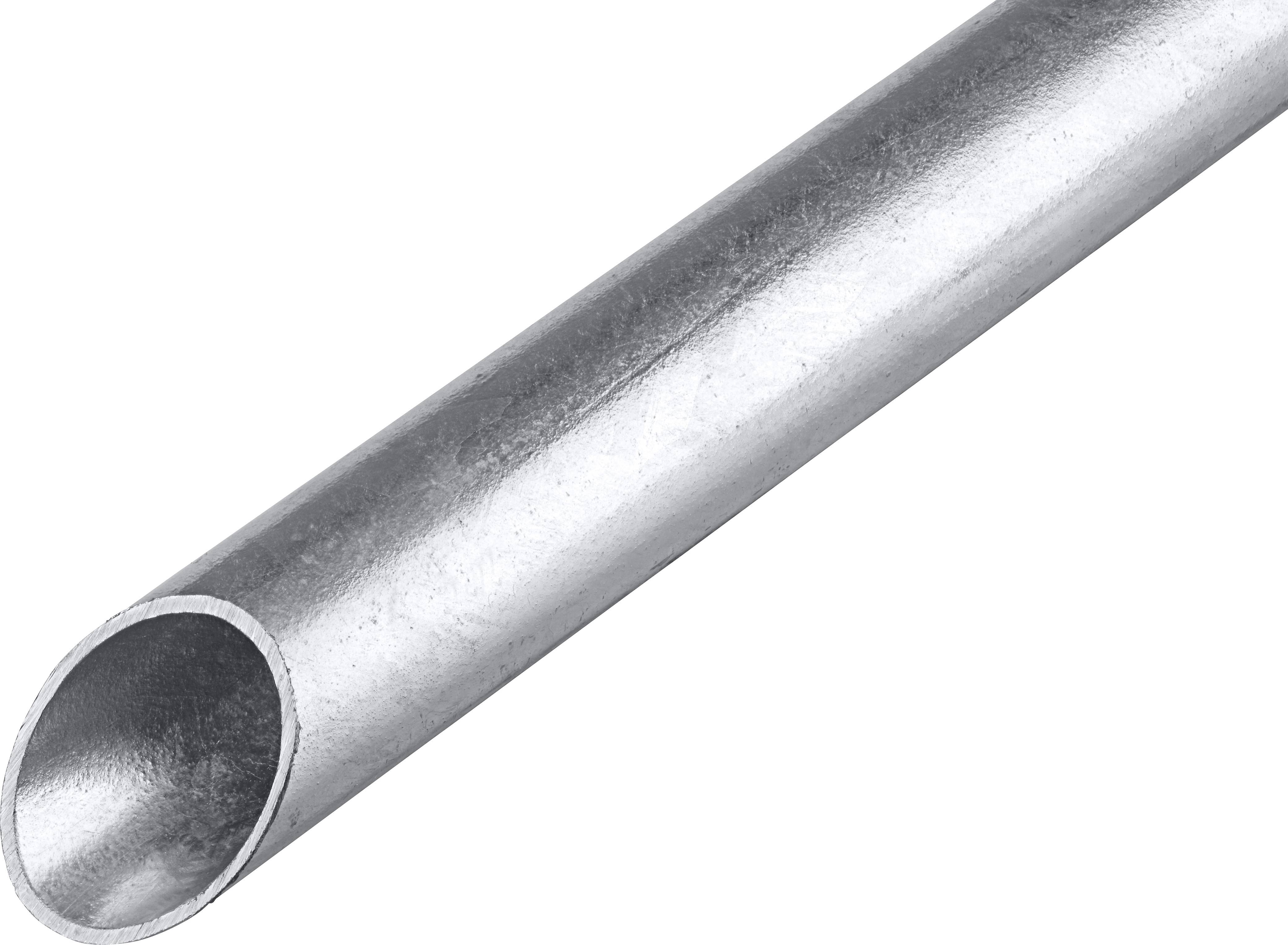 Fränkische Rohrwerke 20510032 Stahlrohr 3 m Zink 3 m