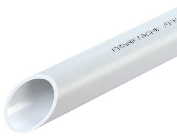 Fränkische Rohrwerke 22310025 Rohr EN25 3 m Grau 3 m