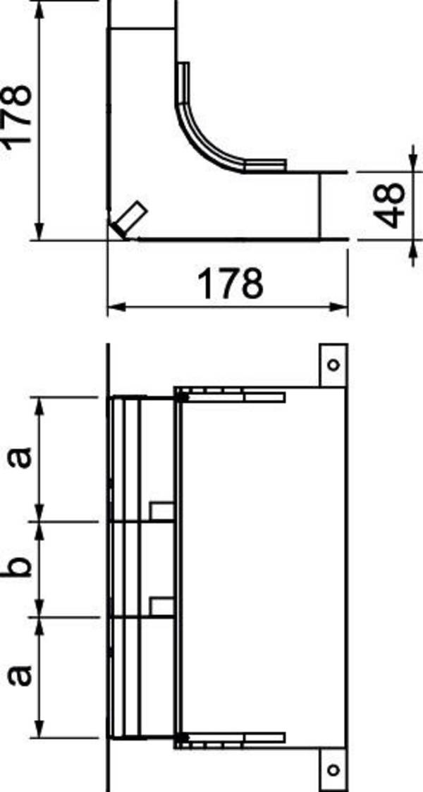 OBO Bettermann 7400653 Bogen (B x H) 250.00 mm x 48.00 mm 1 St.