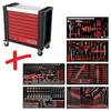 KS Tools 8256416 Werkstattwagen Herstellerfarbe: Schwarz, Rot