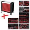 KS Tools 825.7510 Werkstattwagen Herstellerfarbe: Schwarz, Rot