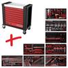 KS Tools 825.8660 Werkstattwagen Herstellerfarbe: Schwarz, Rot