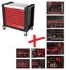 KS Tools 830.9706 Werkstattwagen Herstellerfarbe: Schwarz, Rot