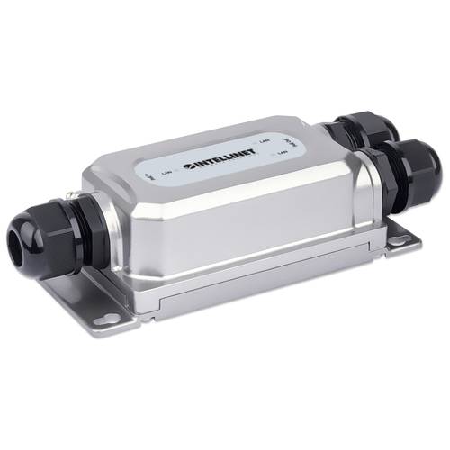Intellinet 2-Port Outdoor Gigabit PoE Extender 10 / 100 / 1000 MBit/s IEEE 802.3bt, IEEE802.3af (15.4 W), IEEE802.3at (3...