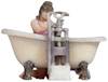 NOCH H0 Frau badet Kind Bemalt, Sitzend