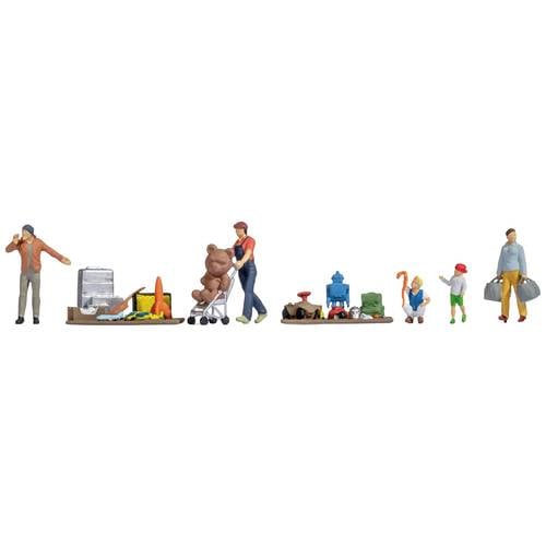 NOCH H0 Flohmarkt Set-3 Bemalt, Stehend