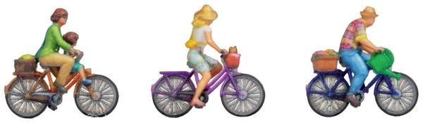 NOCH Z  Fahrradfahrer Bemalt, Stehend