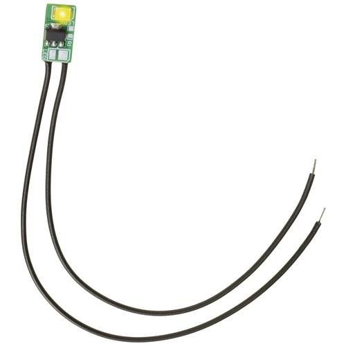 NOCH 51275 LED Dauerlicht flackerfrei, mit Anschlussdrähten Passend für (Modellbahn): Gebäude Warmweiß 4 St.