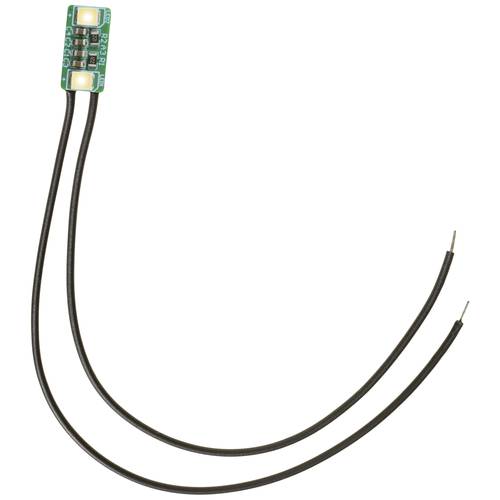 NOCH 51280 LED Dauerlicht flackerfrei, mit Anschlussdrähten Passend für (Modellbahn): Gebäude Kaltweiß 4 St.