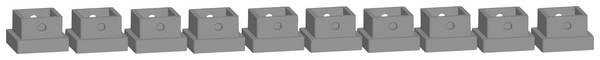 NOCH 53901 H0, TT, N Easy-Track Bodenplatte (L x B x H) 16 x 16 x 4 mm