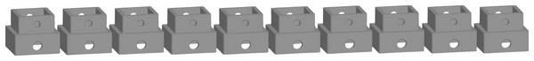 NOCH 53902 H0, TT, N Easy-Track Pfeilerelement (L x B x H) 16 x 16 x 7.25 mm