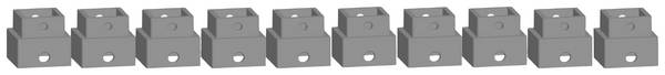 NOCH 53903 H0, TT, N Easy-Track Pfeilerelement (L x B x H) 16 x 16 x 9 mm