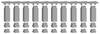 NOCH 53940 H0, TT, N Easy-Track Pfeiler-Set