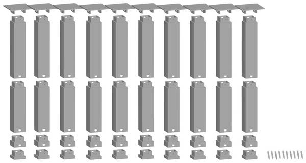NOCH 53942 H0, TT, N Easy-Track Pfeiler-Set