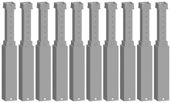NOCH 53943 H0, TT, N Easy-Track Pfeiler-Set
