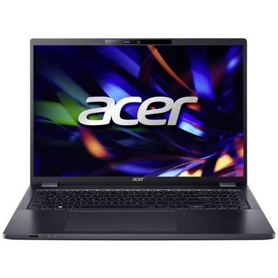 Ein Laptop der Marke Acer mit eingeschaltetem Bildschirm zeigt das Acer-Logo vor einem farbigen Hintergrund.