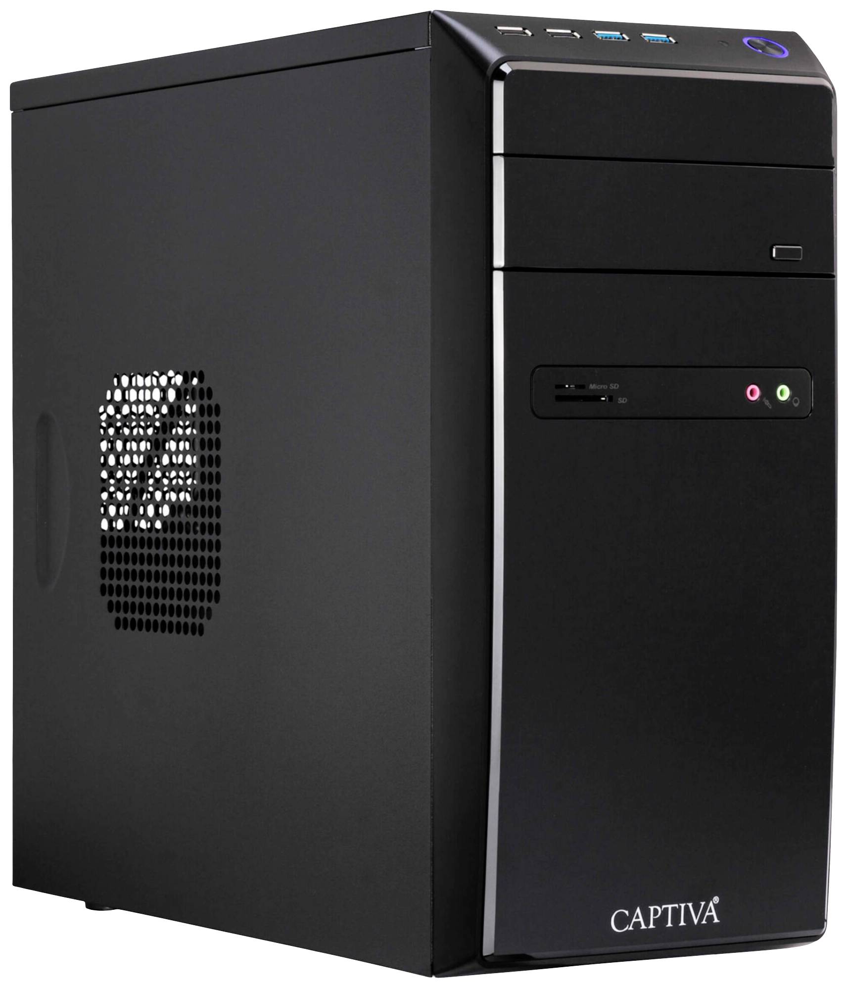 Captiva Desktop PC Power Starter R64-120 2.5 cm (1 Zoll) AMD Ryzen 5 5600G 4.4 GHz 16 GB RAM 500 GB SSD AMD Radeon Graph