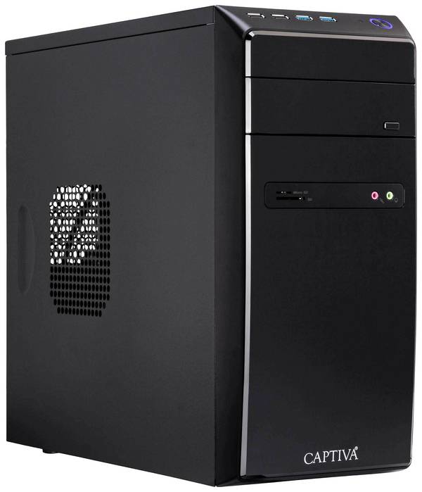 Captiva Desktop PC Power Starter R64-146 AMD Ryzen 5 5600G 4.4 GHz 32 GB RAM 1 TB SSD AMD Radeon Graphics 64146