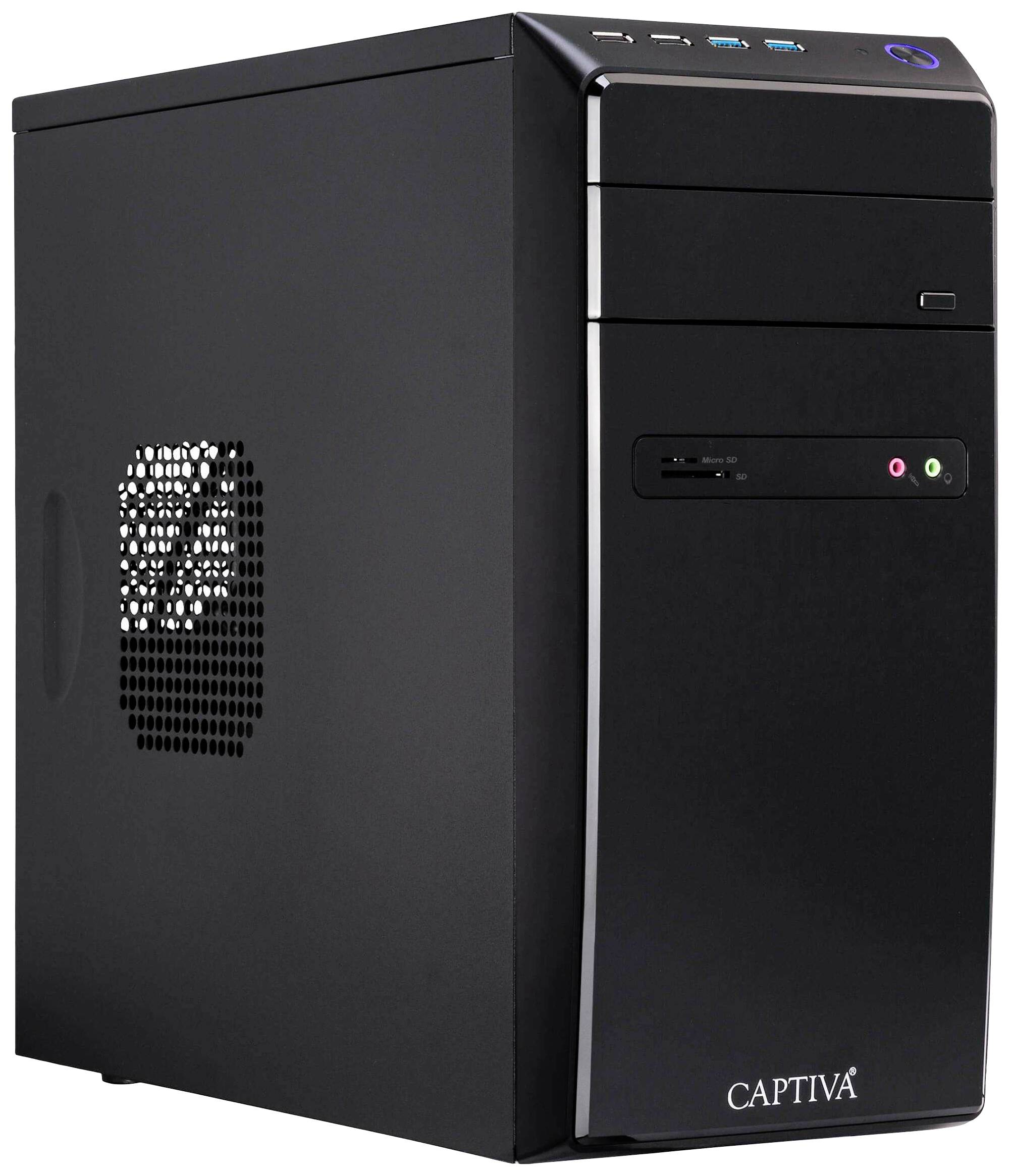 Captiva Desktop PC B5A 21V4 2.5 cm (1 Zoll) AMD Ryzen 5 5600G 4.4 GHz 16 GB RAM 1 TB SSD AMD Radeon Graphics Win 11 Home