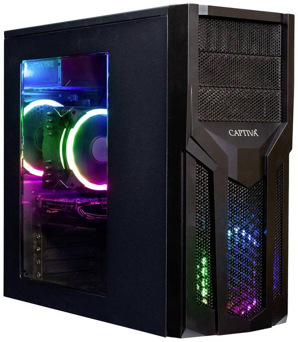 Captiva Desktop PC Power Starter R69-368 AMD Ryzen 5 5600G 4.4 GHz 32 GB RAM 1 TB SSD AMD Radeon Graphics AMD Radeon Graphics Win 11 Home 69368