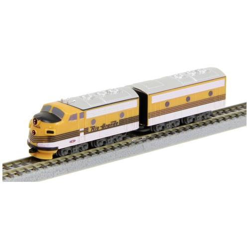 Rokuhan 7297973 Z 2er-Set Shorty EMD F7 Rio Grande D&RGW Rio Grande