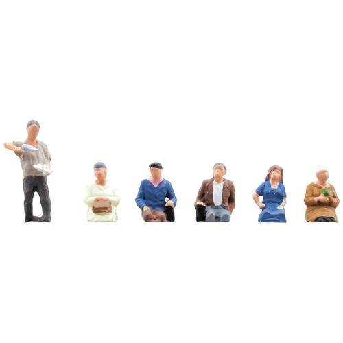 KATO N Passagiere Bemalt, Sitzend, Stehend