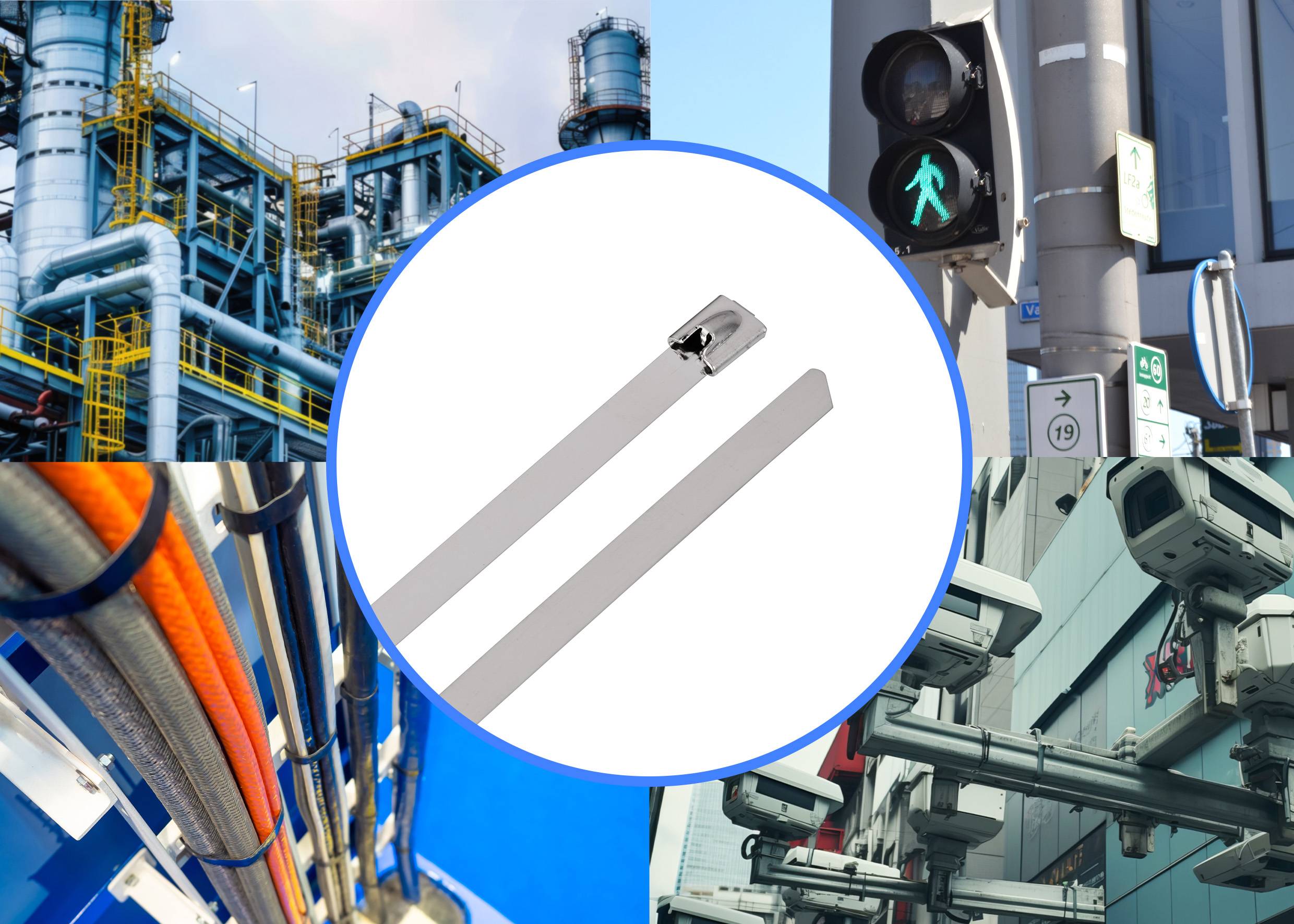 Thumbnail - TRU COMPONENTS TC-12656580 Stahlkabelbinder 520 mm 7.9 mm AISI 316 100 St.