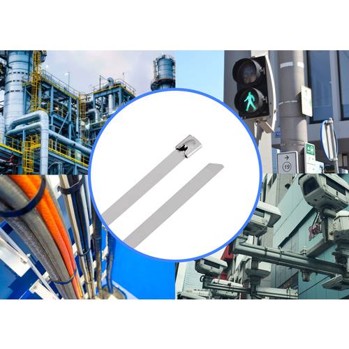 TRU COMPONENTS TC-12656584 TRU COMPONENTS TC-12656584 Stahlkabelbinder 680 mm 7.9 mm AISI 316 100 St. 680 mm 7.9 mm AISI...