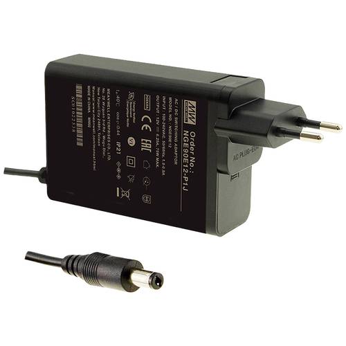 MEAN WELL NGE90E12-P1J Steckernetzteil, Festspannung 12 V/DC 75 W