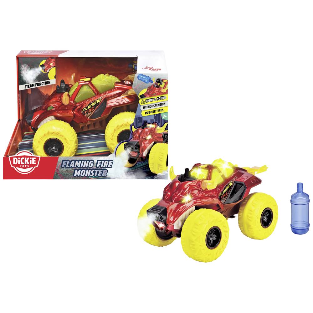 Dickie Toys Auto Flaming Fire monster Kant-en-klaar model Personenauto (model)