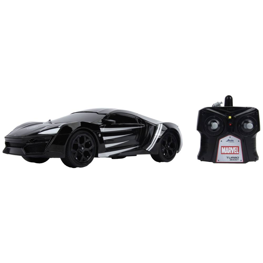 JADA TOYS 253226001 Marvel Black Panther RC Lykan 1:16 RC auto Elektro Sportwagen