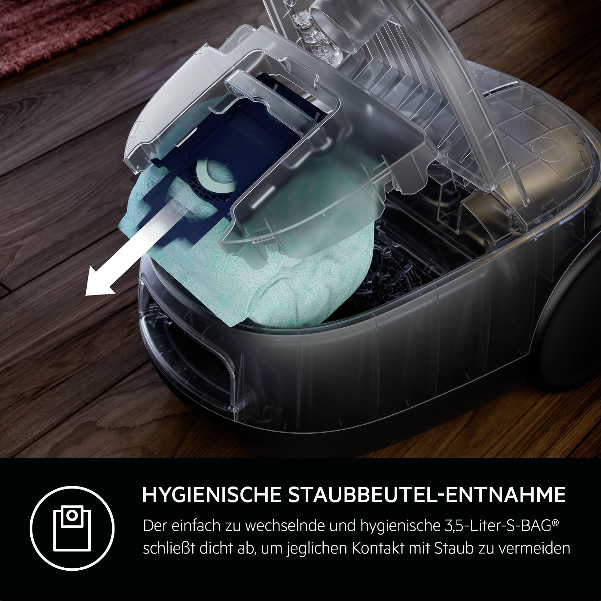 AEG AB61H6SW Staubsauger mit Beutel 850 W-4