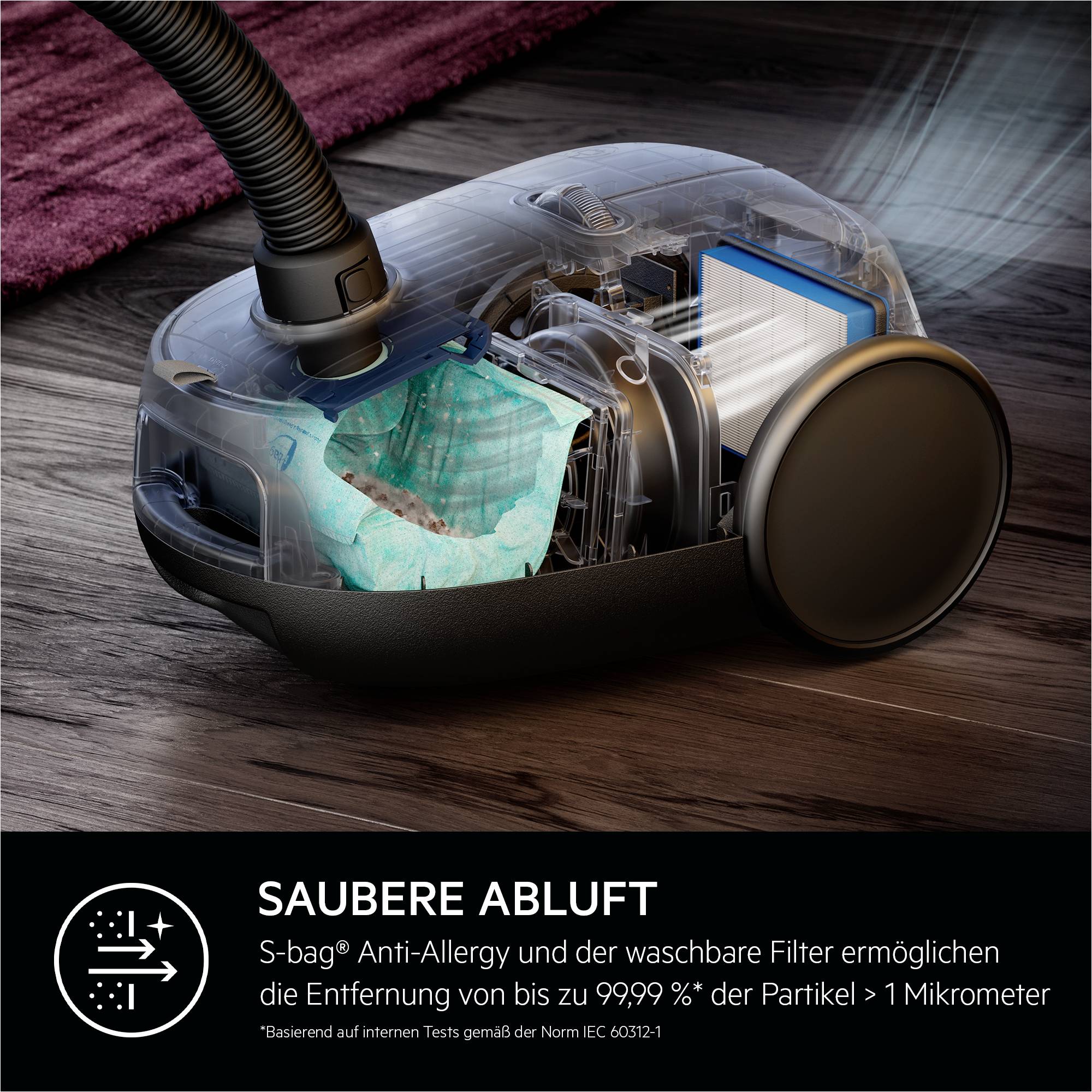 AEG AB61H6SW Staubsauger mit Beutel 850 W-5