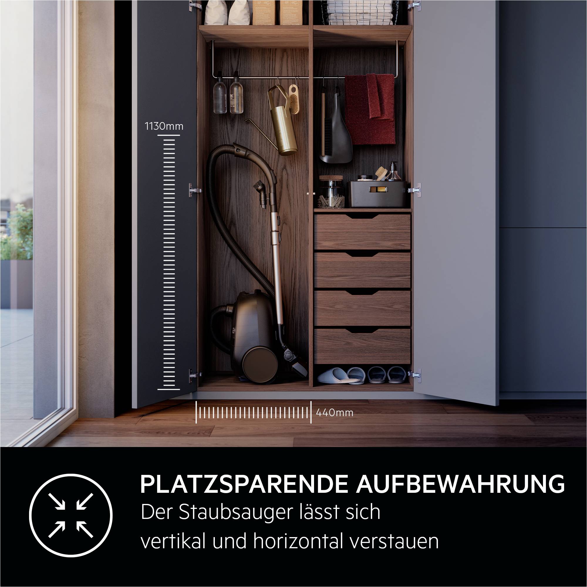 AEG AB61H6SW Staubsauger mit Beutel 850 W-11
