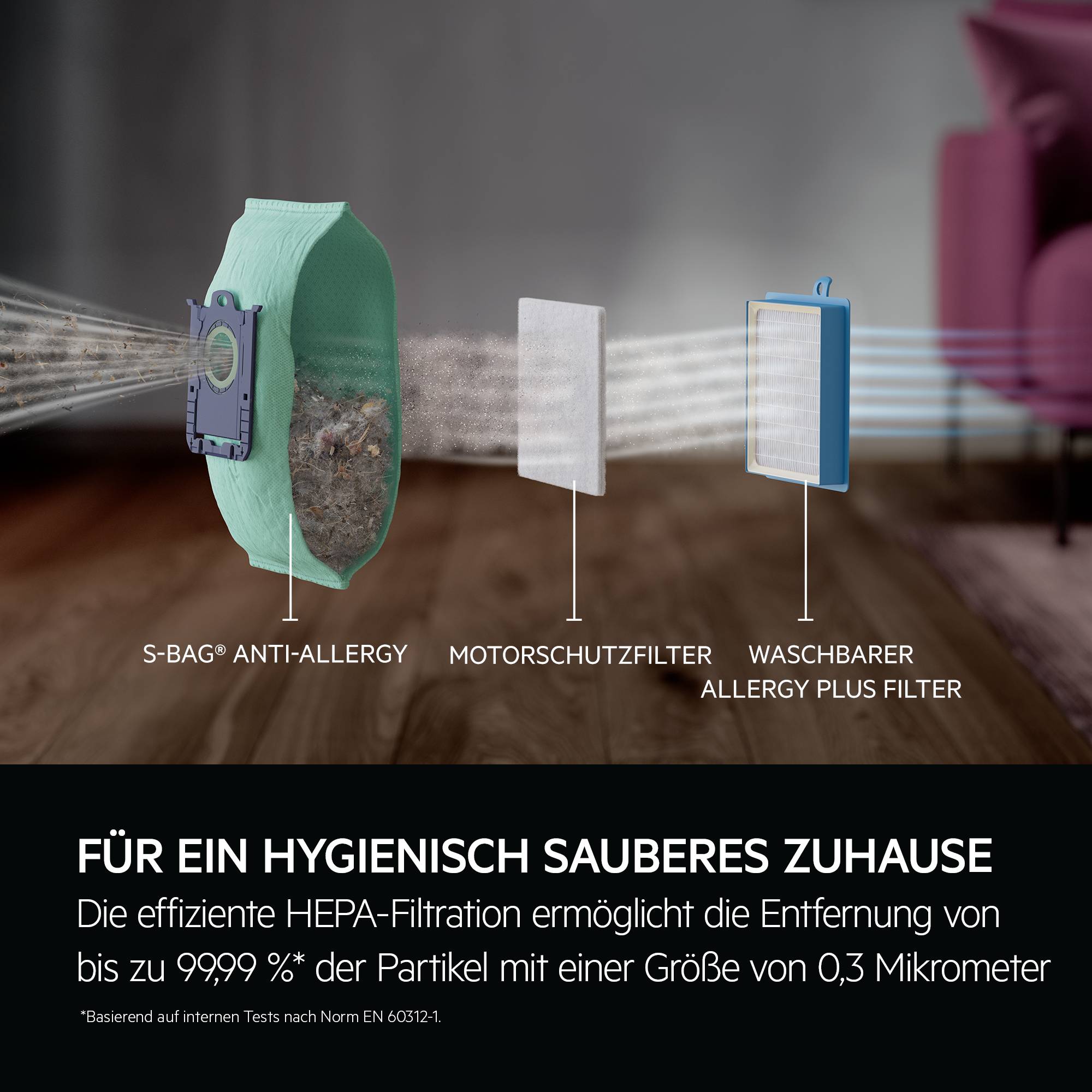AEG AB61H6SW Staubsauger mit Beutel 850 W-12