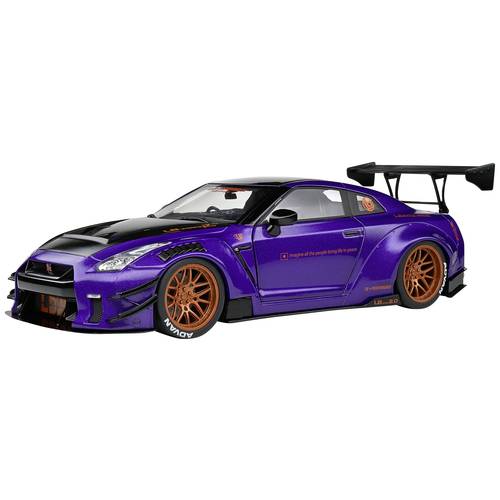 Solido Nissan GT-R (R35) lila 1:18 Modellauto