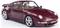 Rotes Sportauto-Modell mit aerodynamischem Design, sichtbarem Spoiler und dem Schriftzug 'turbo' vorne.
