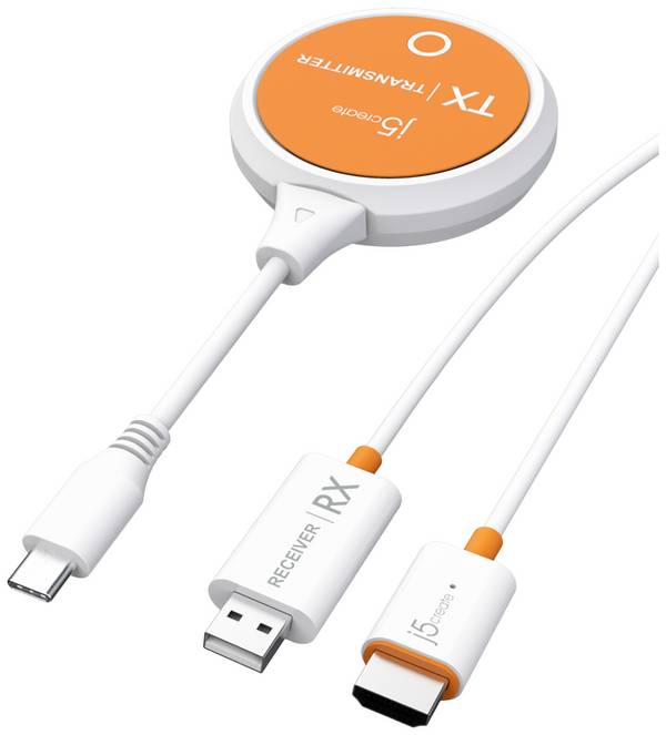 j5create JVAW62 ScreenCast USB-C - Wireless Video-/Audio-Erweiterung