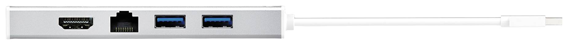 j5create JUD380-N USB™ 3.0 Mini Dock, Kabelgebunden, USB 3.2 Gen 1 (3.1 Gen 1) Type-A, 10,100,1000 Mbit/s, 10BASE-T, 1-1