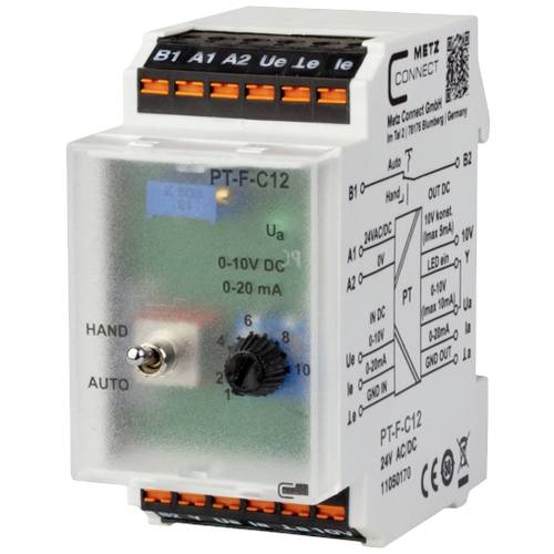 Metz Connect PT-F-C12 24 V AC/DC 11050170 Signalwandler 1 St.