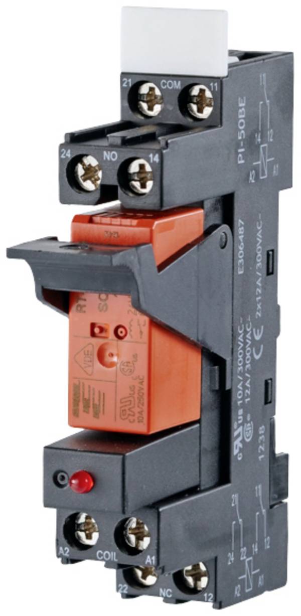 Relais 24 V/AC (max) 2 Wechsler Metz Connect RM 21-21 24 V AC Piece 1 St.