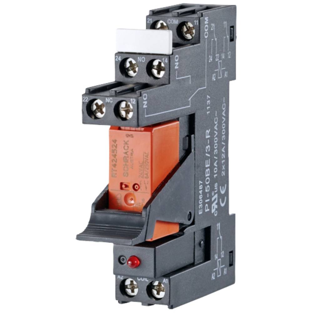 Metz Connect RM3-2W 24 V AC Relais 24 V/AC (max) 2x wisselcontact 1 stuk(s)