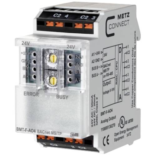 Metz Connect 110885130270 24 V/AC, 24 V/DC 50 mA Anzahl Ausgänge:4 x Inhalt 1 St.
