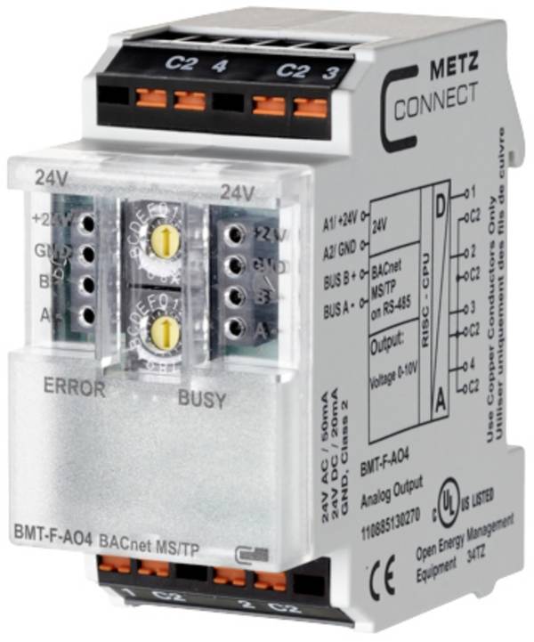 Metz Connect 110885130270   24 V/AC, 24 V/DC 50 mA  Anzahl Ausgänge:4 x  Inhalt 1 St.
