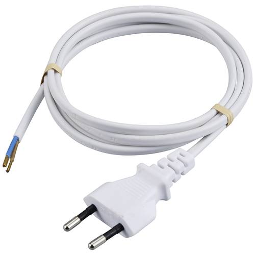 Sygonix SY-6329436 Strom Anschlusskabel Weiß 1.50 m