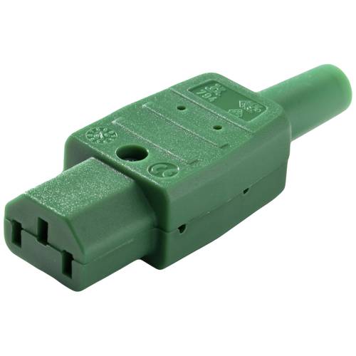Martin Kaiser 794/gn Kaltgeräte-Steckverbinder Stecker, gerade 10 A Grün 1 St.