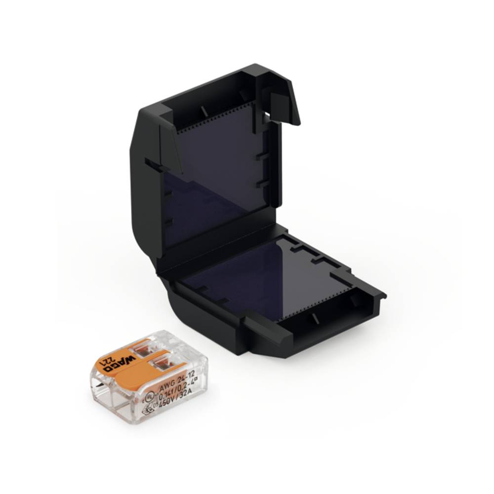 CellPack 407858 EASY-PROTECT/112 Gelbox voor verbindingsklemmen Flexibel: 0.2-4 mm² Massief: 0.2-4 mm² 1 stuk(s) Zwart
