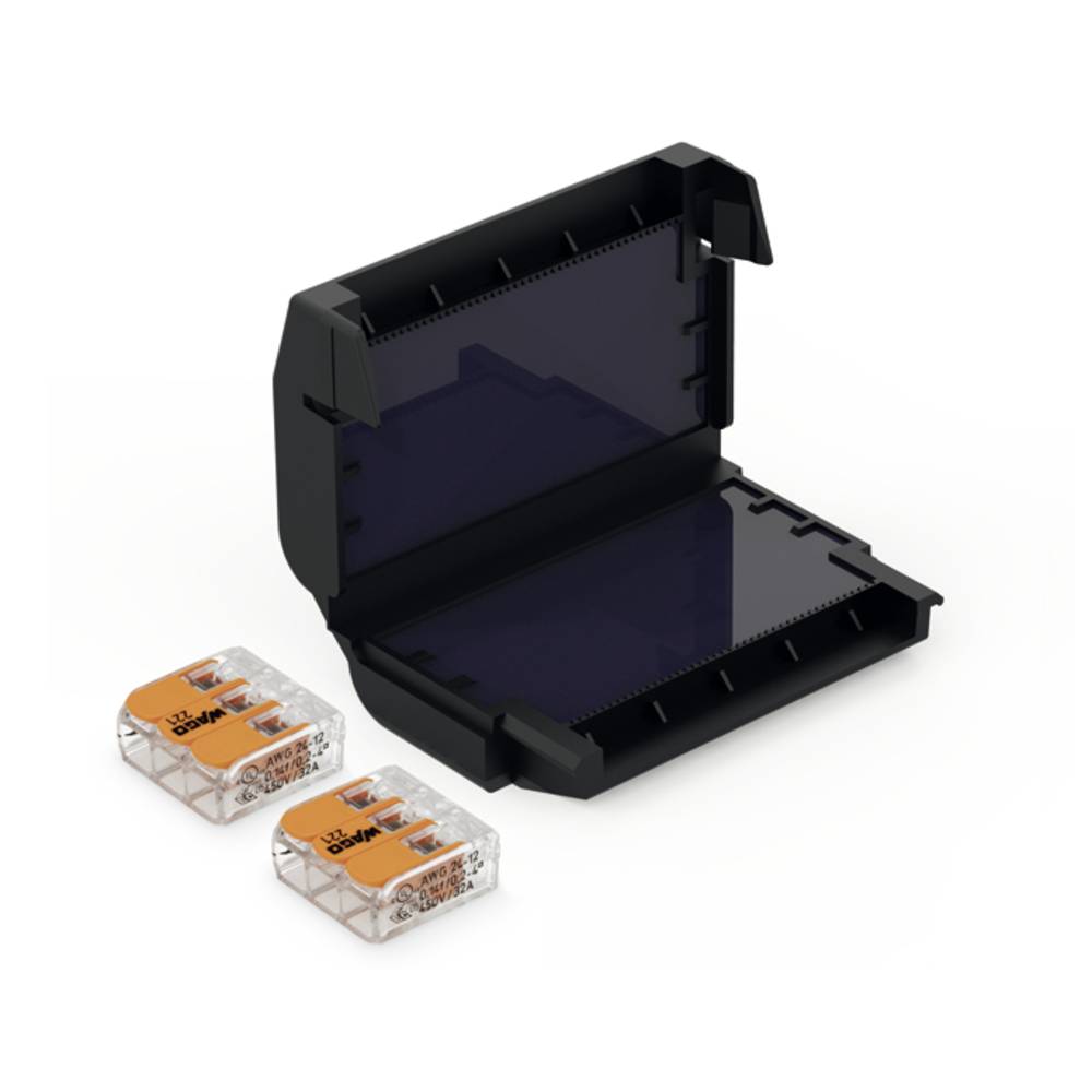 CellPack 407863 EASY-PROTECT/323 Gelbox voor verbindingsklemmen Flexibel: 0.2-4 mm² Massief: 0.2-4 mm² 1 stuk(s) Zwart