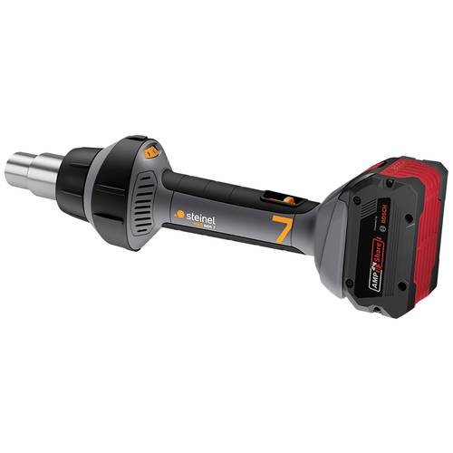 Steinel Akku Heißluftpistole MH 7, Heißluftgebläse inkl. 8.0 Ah Bosch AMPShare Akku, 150°-550°C, startklar in 4 Sek.